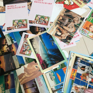 ポストカード大量の画像