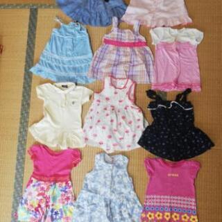 春夏向けワンピース　サイズ90cm　子供服　女の子　11点まとめ...