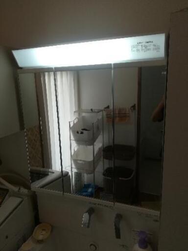 三面鏡　洗面所用　上部のみ