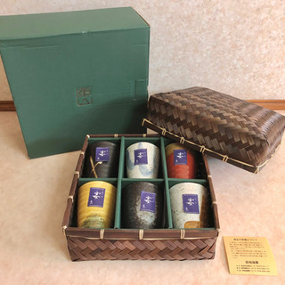 陶器コップ 6点セット