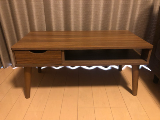 美品  引き出し付きセンターテーブル・ローテーブル