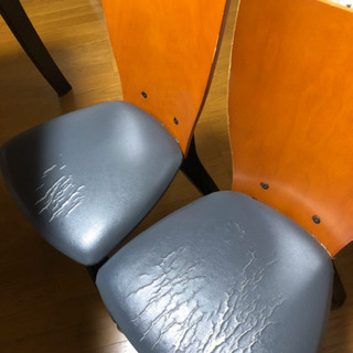 ダイニングテーブル、イス(ジャンク品)の画像