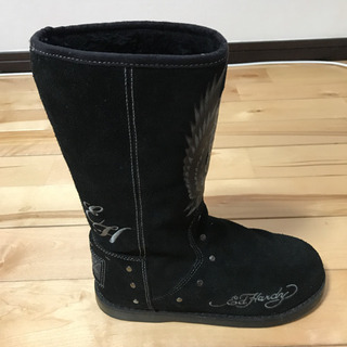 Ed Hardy ムートンブーツの画像