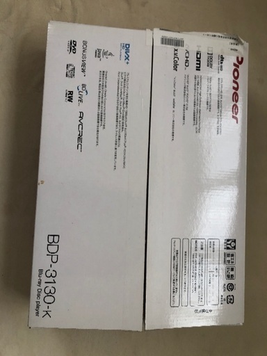 ブルーレイプレーヤー　BDP-3130-K です。