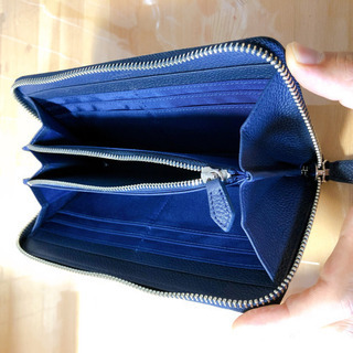 TAKEO KIKUCHI 長財布 ブルーの画像