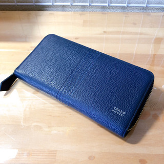 TAKEO KIKUCHI 長財布 ブルーの画像