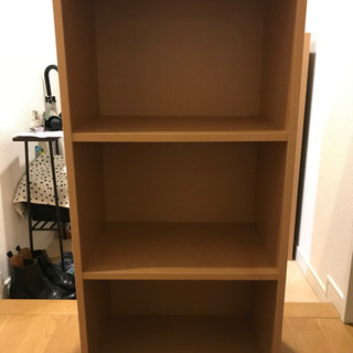 無印良品 カラーボックス パルプ材 3段の画像