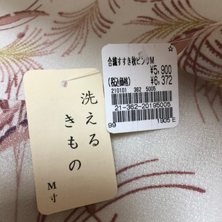 お値段交渉致します！洗える着物秋すすき柄の画像