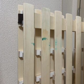 軽量4つ折りすのこベッド(シングル)2枚の画像