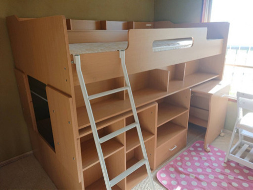 【美品ニトリ】お子様 システムベット デニッシュ‼