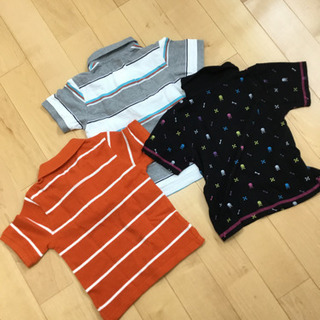 男児の古着　ポロシャツ3点セットの画像