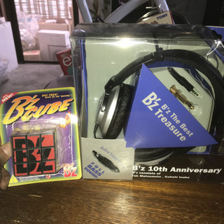 B'z10周年記念ヘッドフォン 未開封 おまけ付き