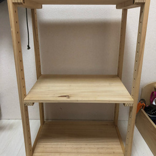 木製ラックと踏み台のセット☆取引決定