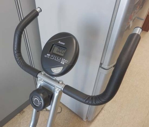 エアロバイク 折りたたみ AUSSIE DJ-10-5B 電池式 マグネットバイク 室内運動 トレーニング フィットネス シルバー 屋