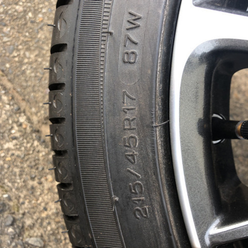 ✨超美品✨86純正ホイールタイヤ4本セット 215/45R17 使用１ヶ月❗️