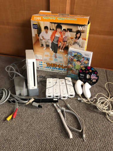 wii セット　ファミリートレーナー　引き取り限定