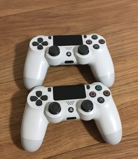 【美品】PlayStation 4 グレイシャー・ホワイト 500GB (CUH-2100AB02) 