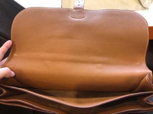 ヴィンテージ エルメス サックアデペッシュ38 ビジネスバッグ