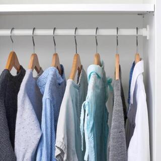 終了　ネジ揃い済）IKEA STUVA用ハンガーレールとワイヤーバスケットのセットの画像