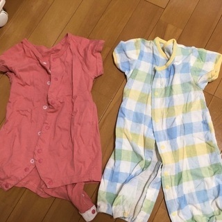 新生児サイズロンパース　夏服　女の子向け　7枚セットの画像