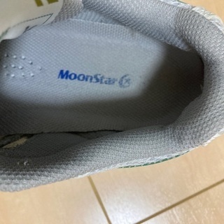 体育館シューズ　体育館履き　GYMSTAR 23.5cm ムーンスター　緑　グリーンの画像