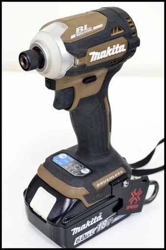 中古 使用少なめ マキタ 18V 6.0Ah TD171DGXAB 茶 オーセンティックブラウン インパクトドライバー 6Ah TD171DRGX TD171DGX AB