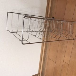 無料　水切りボトルラック　浴室用　シルバー　1脚の画像