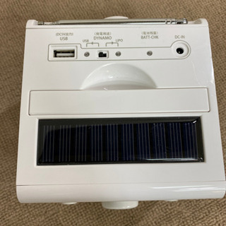エイブイ: エコキューブラジオ3　◆YE-4300　AM／FM 手回し充電　ライト付きの画像