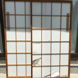 和障子　2枚引戸