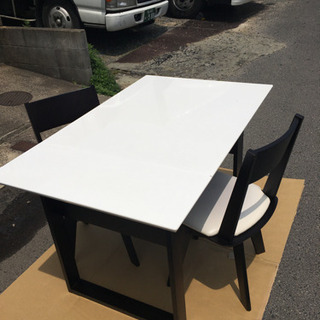 ダイニングテーブル伸縮式の画像
