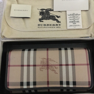 バーバリー長財布美品