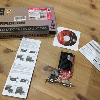玄人志向　RH6450-LE1GH/SHORT AMD Rade...