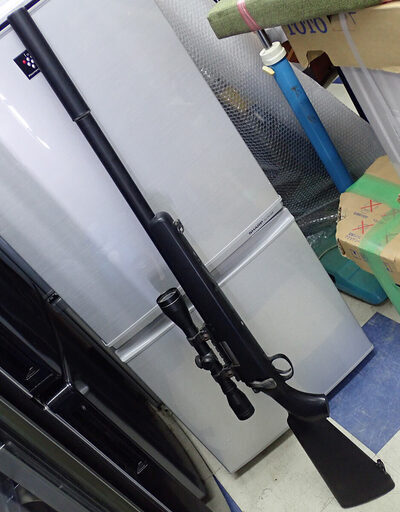 札幌 ボルトアクション スナイパーライフル スコープ付き エアガン 中古