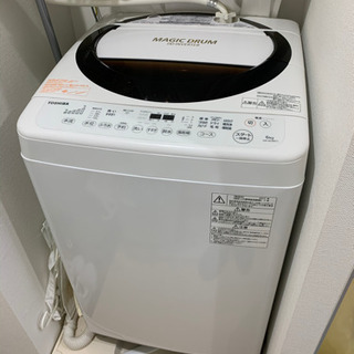 TOSHIBAの洗濯機6kg*保証レシート付き*