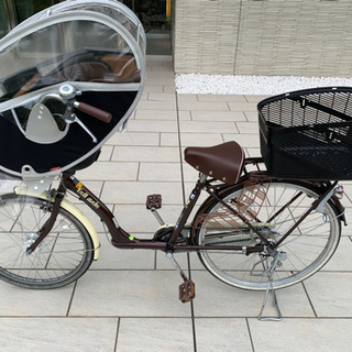 【約80％オフ】【美品】アサヒサイクル 前子供乗せ自転車 Bel...