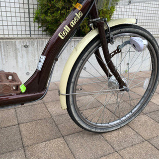 約80％オフ】【美品】アサヒサイクル 前子供乗せ自転車 Bell mele 3人