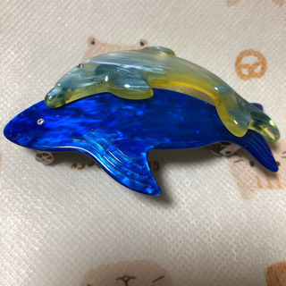 イルカのバレッタ
