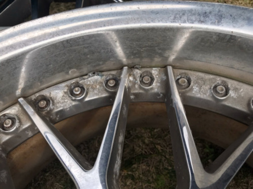 神奈川より【希少】WORK VS-MX ☆ PCD114.3 8j＋25 9j＋32 センターキャップ２つ欠品　当時物 エクイップ レザックス