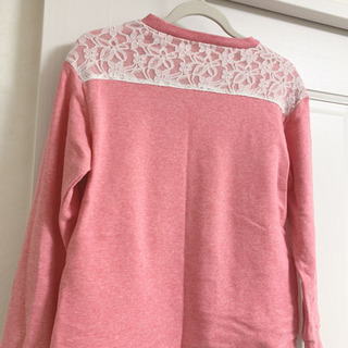 決まりました！！GUのピンクのトレーナー150㎝差し上げます！の画像