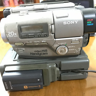 【ジャンク品】SONY Hi8 ビデオカメラの画像