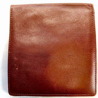 カルティエ 二つ折り財布　ボルドー　中古品　送料無料 Cartierの画像