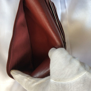 カルティエ　ロングウォレット　ボルドー　中古品　送料無料の画像