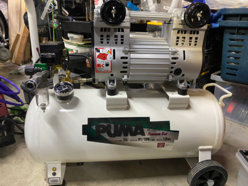 藤原産業　SKⅡ エアコンプレッサー　美品