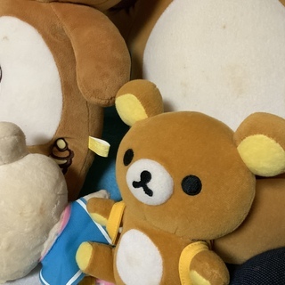 【お取引き終了】リラックマのぬいぐるみがいっぱい（20匹）病院の待合室や託児所スペースで一緒に遊んで欲しいです。。の画像