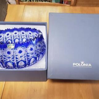 POLONIA ガラス クリスタルボウル 未使用