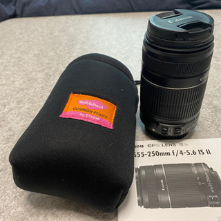 Canon レンズ　EF-S55-250mm F4-5.6 IS II の画像