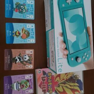 【募集中！】Nintendo SwitchLite+ポケットモンスターシールド+amiiboカード