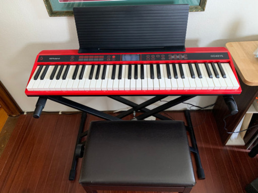 Roland GO-Keys とスタンド、譜面台、椅子