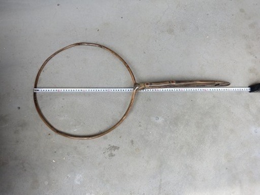 鮎友釣り用タモ枠　カヤ（榧）天然木39㎝　自作　その２