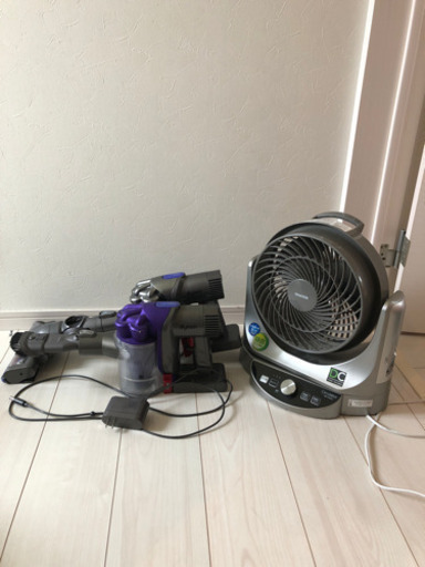 ダイソン　ハンディクリーナー二台　扇風機　サーキュレーター